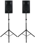Pronomic E-215 MA - Aktive PA-Boxen Stereo Set Lautsprecher (Bluetooth, 240 W,