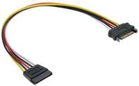 Inline Strom Verl&auml;ngerung intern, SATA Stecker / Buchse, 0,50m...