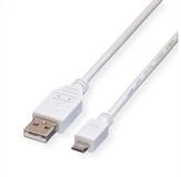 VALUE USB 2.0 Kabel USB-Kabel, USB 2.0 Typ A M&auml;nnlich (Stecker), USB 2.0 Typ...