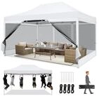 LuxusKollektion Faltpavillon Faltpavillon 3x4,5m Wei&szlig; Wasserdicht