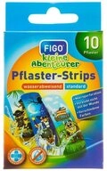 FIGO Wundpflaster Kinderpflaster Motiv Set 10 St&uuml;ck Bunt 56x18mm (Set, 10 St.,