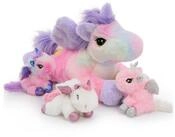 LuxusKollektion Kuscheltier Einhorn Kuscheltier 50cm XXL 3 Babys Bauch leuchtet