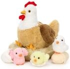 LuxusKollektion Kuscheltier Pl&uuml;schtier Huhn XXL 36cm K&uuml;ken Ei Geschenk Kinder