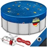 tillvex Pool-Abdeckplane tillvex&reg; Premium Poolabdeckung rund mit Montageset, Solar