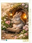 CALVENDO Puzzle CALVENDO Puzzle Ein Moment zum Durchatmen - Der kleine Hase vor