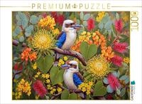 CALVENDO Puzzle CALVENDO Puzzle Kookaburra zwischen Bl&uuml;ten ihrer Heimat, 1000 Teile