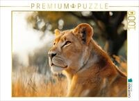 CALVENDO Puzzle CALVENDO Puzzle Im Reich der L&ouml;win, 1000 Teile Lege-Gr&ouml;&szlig;e 64 &times; 48