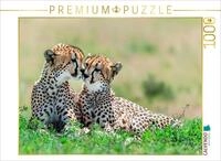 CALVENDO Puzzle CALVENDO Puzzle Geparden - Seelenverwandte der Wildnis, 1000 Teile
