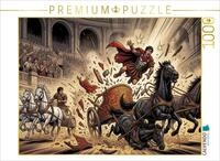 CALVENDO Puzzle CALVENDO Puzzle Messala st&uuml;rzt im t&ouml;dlichen Wagenrennen schwer,