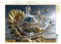 CALVENDO Puzzle CALVENDO Puzzle Die Kronleuchter-Planeten-Sonnenblume, 1000 Teile