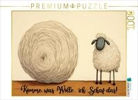 CALVENDO Puzzle CALVENDO Puzzle Wollschaf, 1000 Teile Lege-Gr&ouml;&szlig;e 64 &times; 48 cm