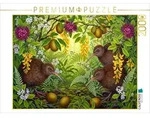 CALVENDO Puzzle CALVENDO Puzzle Kiwi und Kiwis - inmitten australischer Bl&uuml;ten,