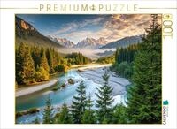 CALVENDO Puzzle CALVENDO Puzzle Isartal, 1000 Teile Lege-Gr&ouml;&szlig;e 64 &times; 48 cm
