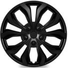 LuxusKollektion Radkappen Radkappen Universal 4er Set Radzierblenden Schwarz 15...