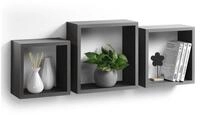 Homea Wandregal Wandregale, 3er-Set, quadratisch
