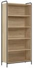 vidaXL B&uuml;cherregal 80 x 33 x 174 cm B&uuml;cherregal 55,5x33x174 cm Holzwerkstoff
