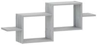 vidaXL Wandregal 95 x 17 x 37 cm Wandregal Sonoma-Grau 95x17x37 cm Holzwerkstoff