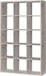 FORTE Standregal Mauro, Raumteiler, sorgt f&uuml;r Stil und Ordnung, 5 F&auml;cher,...