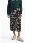 STREET ONE STUDIO Midirock mit Blumenmuster grau 32