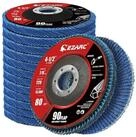 LuxusKollektion F&auml;cherschleifer Flap Discs 115 mm 80 Grit K&ouml;rnung 80(12...