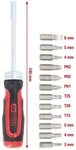 KS Tools Ratsche 12 in 1 Ratschen-Bit-Schraubendreher (159.2035)