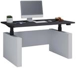 VCM Schreibtisch Arbeitszimmer Salia B. 138 x T. 80 x H. 73-122 cm, Stufenlos