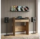 vidaXL Arbeitstisch vidaXL DJ Tisch Artisan-Eiche 62 x 45 x 102 cm Holzwerkstoff