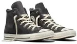 Converse Chuck Taylor All Star Sneaker Nubuk Leder, gef&uuml;ttert grau 36 EU