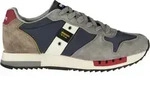 Blauer Sneaker Sportliche Herrenschuhe - Blau mit Kontrastdetails 41 EU