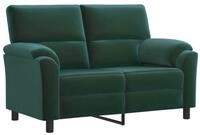 vidaXL Sofa 154 x 85 x 93 cm Sofa Dunkelgr&uuml;n 154x85x93 cm Samt, 1 Teile