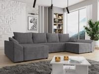 MIRJAN24 Wohnlandschaft Dante U Cord, mit Schlaffunktion und Bettkasten, 5...