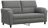 vidaXL Sofa 174 x 85 x 93 cm Sofa Dunkelgrau 174x85x93 cm Samt, 1 Teile