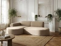 WFL GROUP Ecksofa Hana L-Form 3-Sitzer &ndash; Ottomane, Ecke Rechts oder Links &ndash;