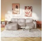 Selsey Ecksofa CARNOS MINI, Ecksofa mit Ottomane, Chenille-Bezug,...