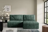 Fun M&ouml;bel Ecksofa Sofa NATALIA XS mit Schlaffunktion in Stoff Tilia, mit...