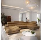 Masseno Ecksofa CORENO mit Schlaffunktion U-Form, Sofa mit Bettkasten
