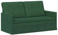 vidaXL Sofa 150 x 81 x 82 cm 2-Sitzer Sofa Dschungelgr&uuml;n 150x81x82 cm...