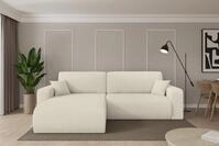 ALTDECOR Ecksofa BERY-L, Couch mit Schlaffunktion, Wohnzimmer - Ecksofa, Corner...