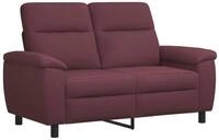 vidaXL Sofa 158 x 90 x 95 cm Sofa Lila 158x90x95 cm Stoff, 1 Teile