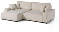 LIVORA Ecksofa SOFAS 100% Polyester beige, 234x170x78 cm beige