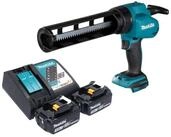 Makita Akku-Kartuschenpistole DCG 180 RF 18 V + 2x Akku 3,0 Ah + Ladeger&auml;t