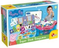 Lisciani Lernspielzeug Peppa Wutz Super Desk Edugames Lerntisch mit Spielen