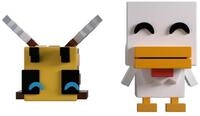 Youtooz Spielfigur Minecraft Vinyl Figuren Bee and Chicken Monitor Buddiez