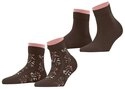 Esprit Kurzsocken Esprit Soft Blooms 2-Pack Damen (2-Paar)