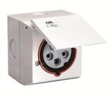 Amphenol CEE-Stecker Titel:16 Ampere CEE Einbausteckdose 5-polig (3P+N+PE)...