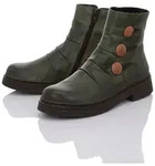 Gemini Gemini Damen Boot gr&uuml;n Stiefelette braun|gr&uuml;n 36 EU