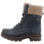 Mustang Shoes Stiefel Winterboots Blockabsatz, Schn&uuml;rboots mit...