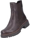 Rieker Chelseaboots Stiefelette, Boots, markanter Laufsohle, Stretch au&szlig;en,...