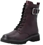 Remonte Schn&uuml;rstiefelette Schn&uuml;rboots, Workerboots, Blockabsatz in Used-Optik...