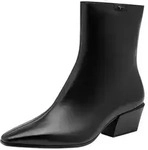 Tamaris A.slide/A.shokk, TOUCH-IT aus Leder Trapezabsatz Stiefelette A.slide/A.shokk